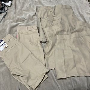 Lot of IZOD school uniform shorts and skirts